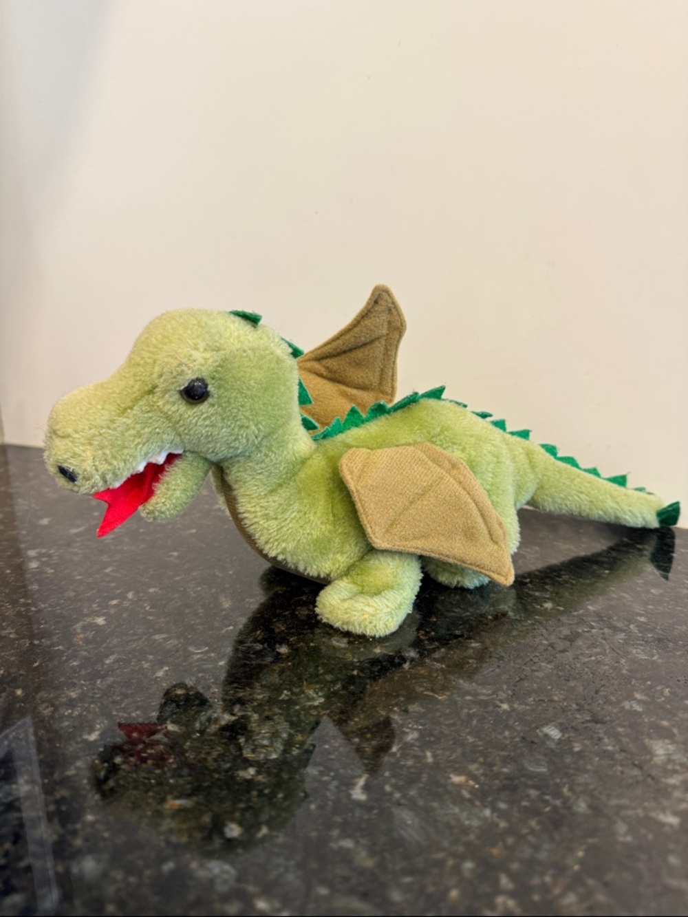 Vintage Dakin Dragonwick Green Dragon Plush 14” Fantasy Stuffed Animal